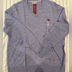 NWT Men’s Merona Light purple V Neck Sweater